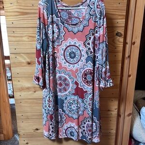 Women's Multicolor Patterned Top